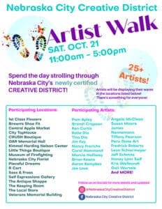 Nebraska City Creative Artist Walk
