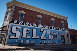 Selz Royal Blue Mural